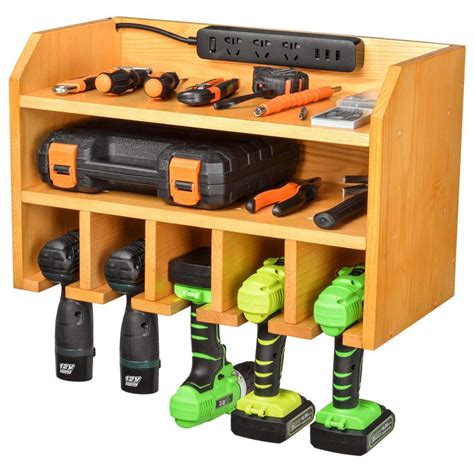 tool box with charging station